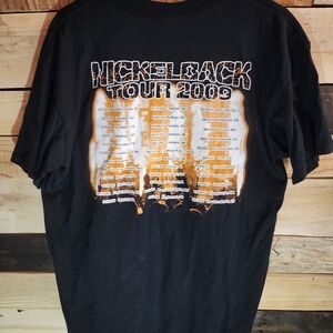 Nickelback Tour 2009 Black T-Shirt